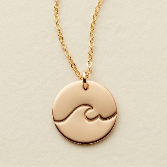 Urban Outfitters Jewelry - “Ride the Wave” Ocean Boho Trendy Charm Necklace
